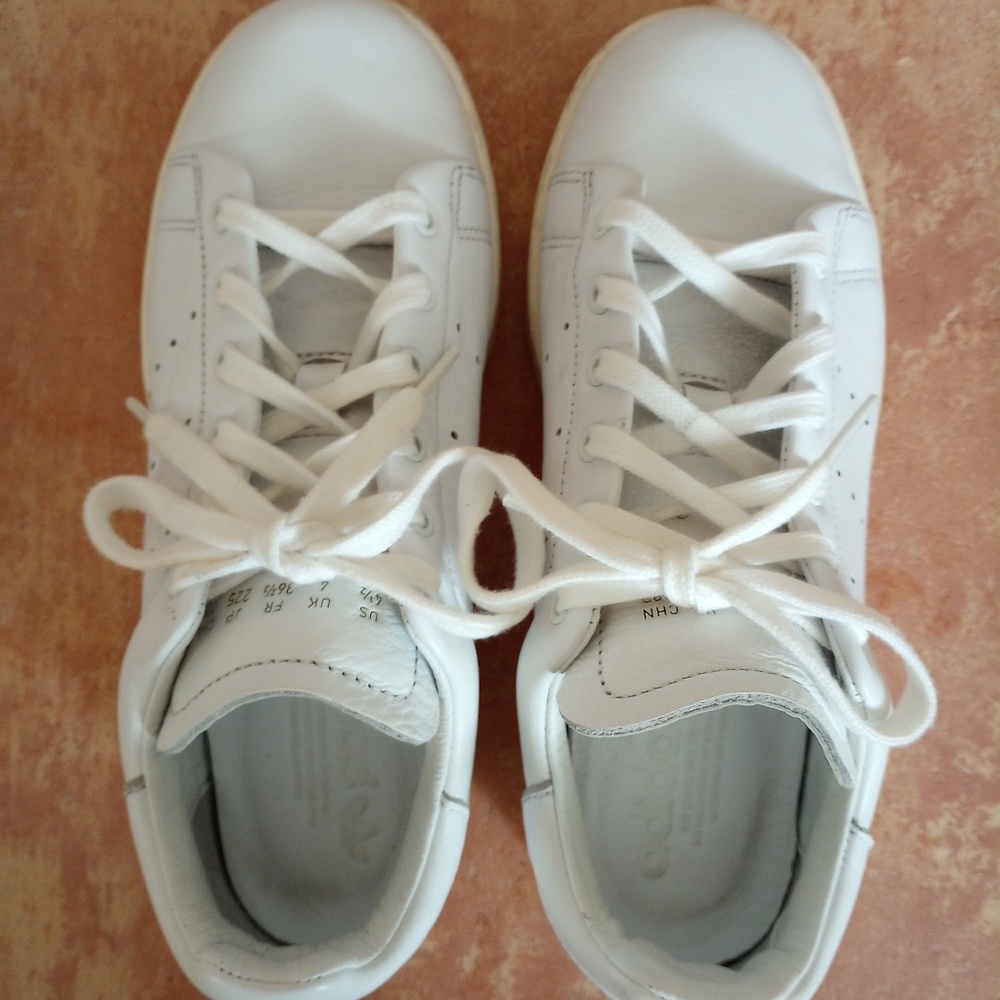 Adidas white leather Stan Smith, US size 4.5